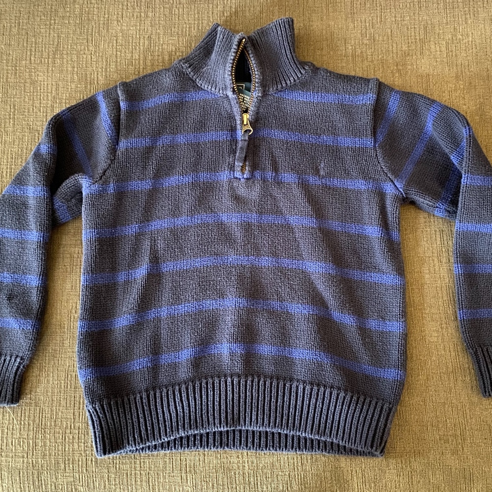 Ralph Lauren Boys Half Zip Sweater
